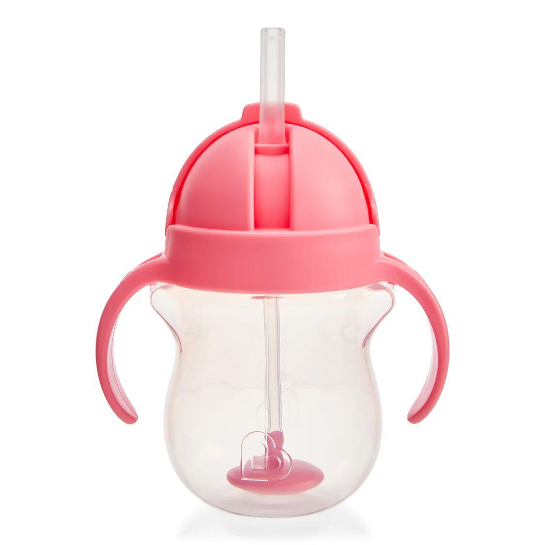 Vaso Antiderrame Weighted Con Asas 207 Ml - Rosado Miunchkin-0