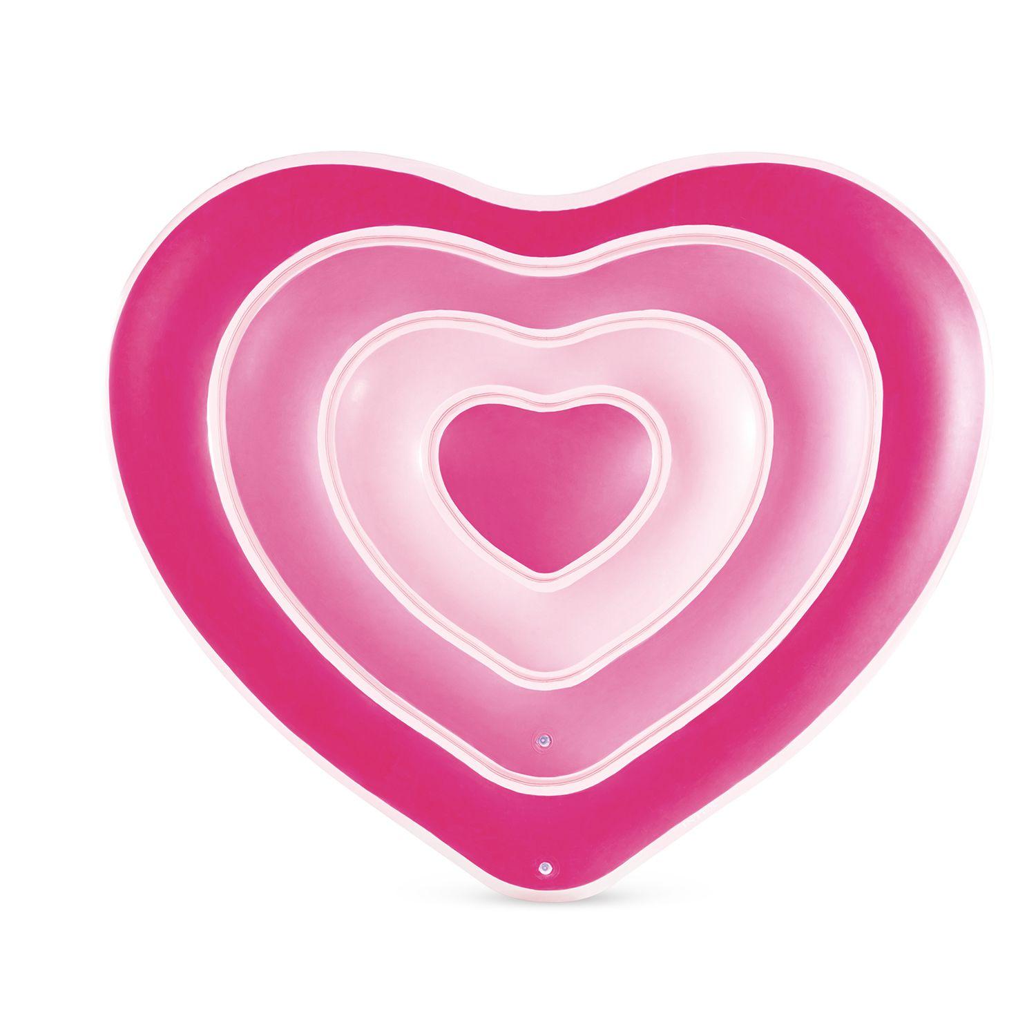Flotador Inflable Corazon 135x25x155cm Intex-1