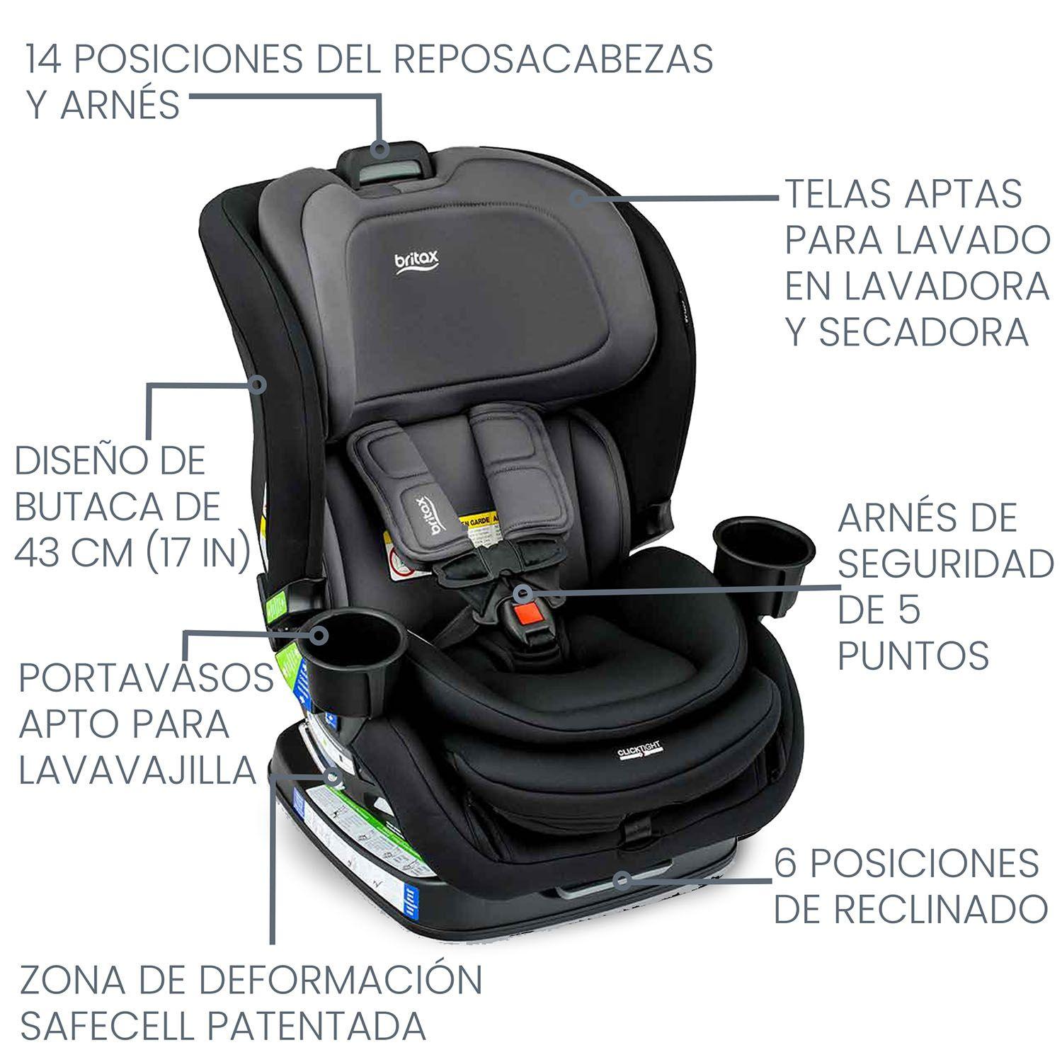 Silla De Auto Convertible Poplar Stone Onyx Britax-3