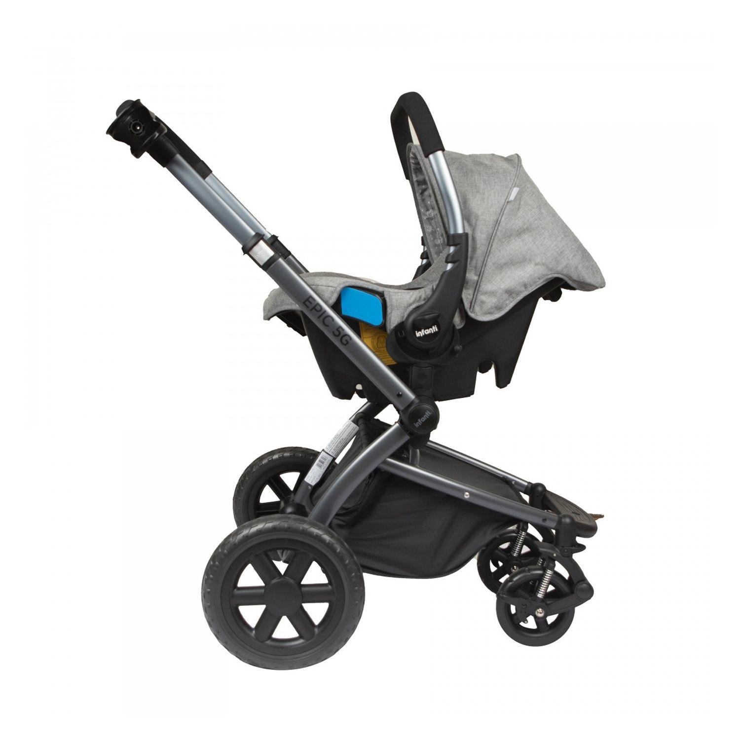 Coche Travel System Epic 5g Grey Infanti-2