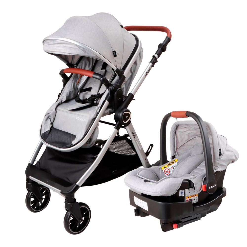 Coches Travel System Romanzo X1-D Gris Infanti-0