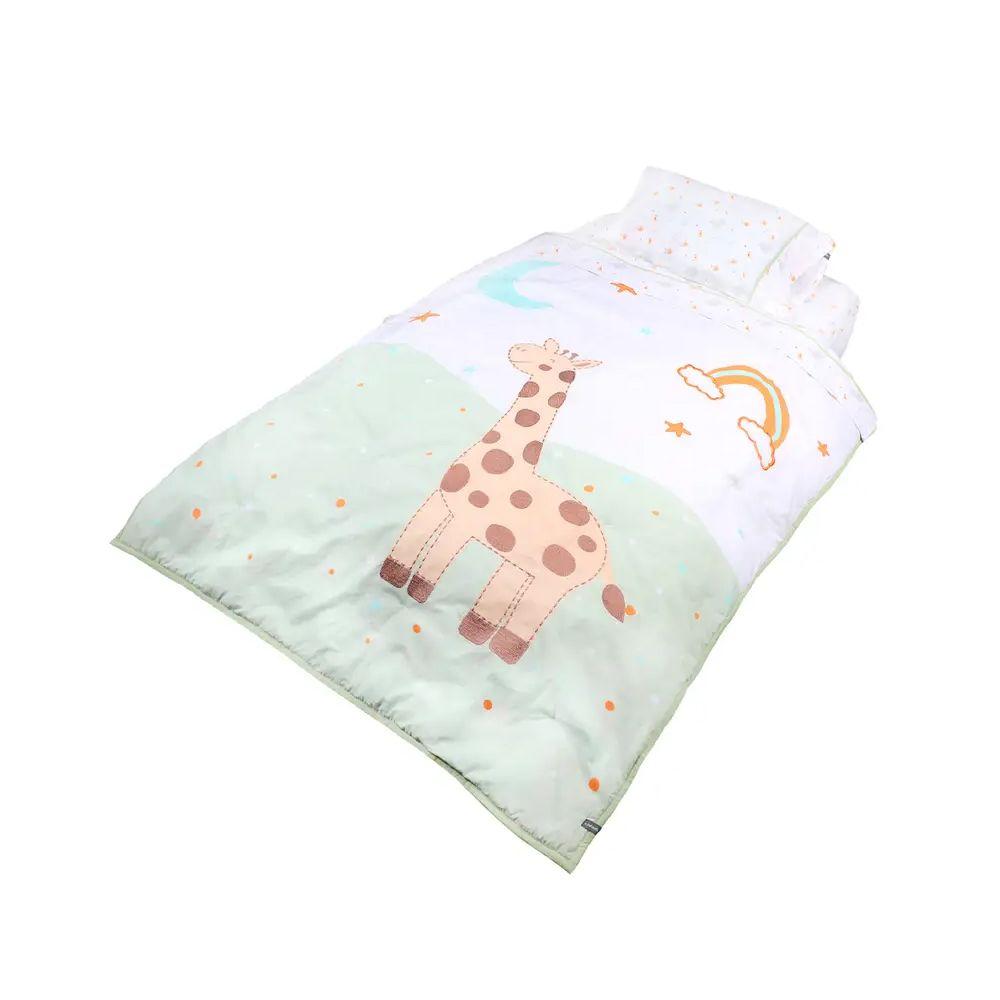 Set De Cuna Playard Sábanas Más Cobertor Y Funda Jirafa-0