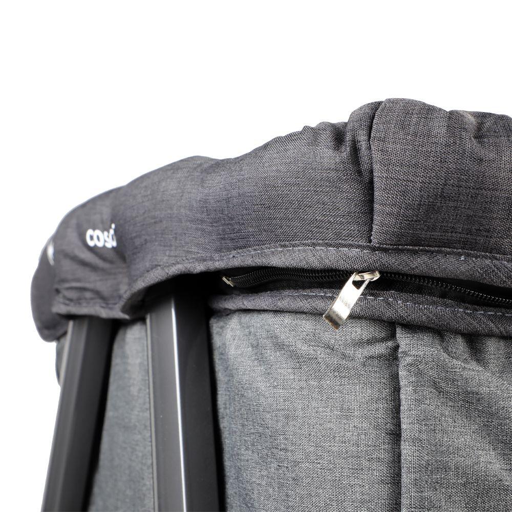 Cuna Colecho Lia Dark Grey Cosco-5