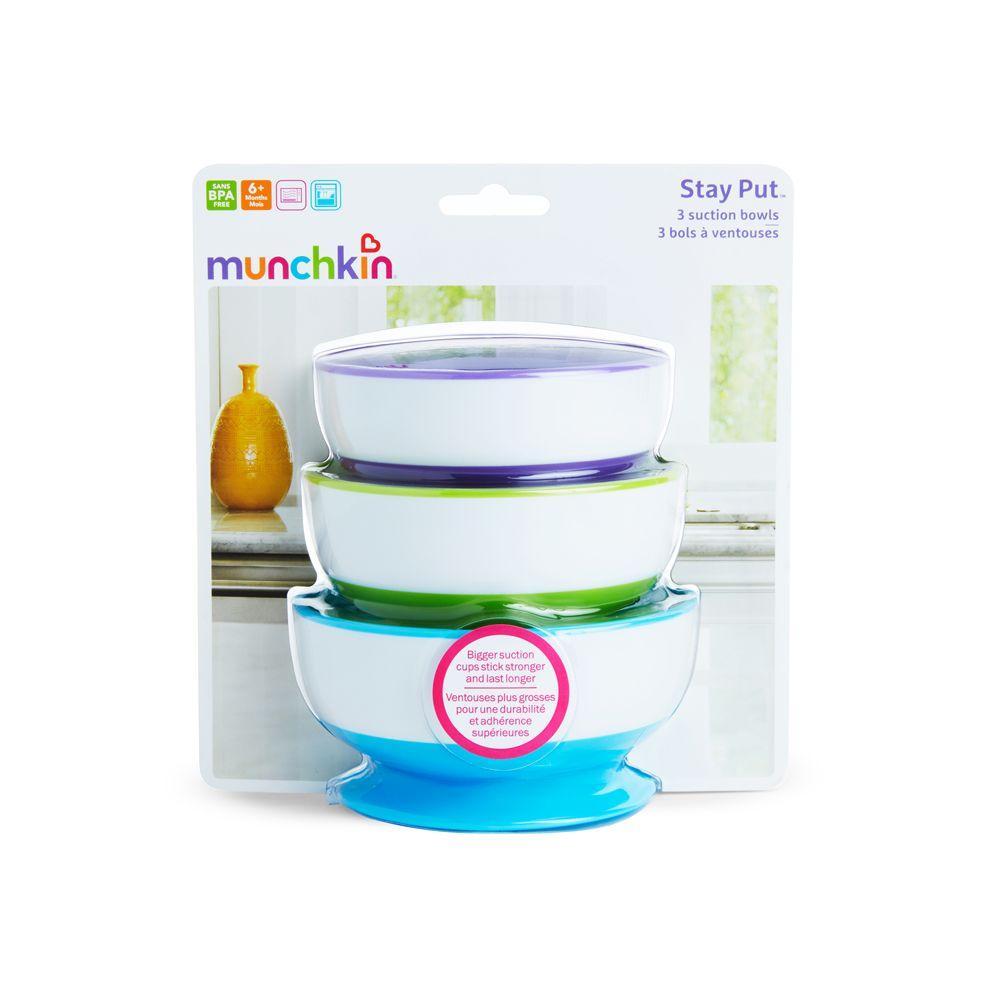 Set De 3 Bowls Con Antideslizante Munchkin-2