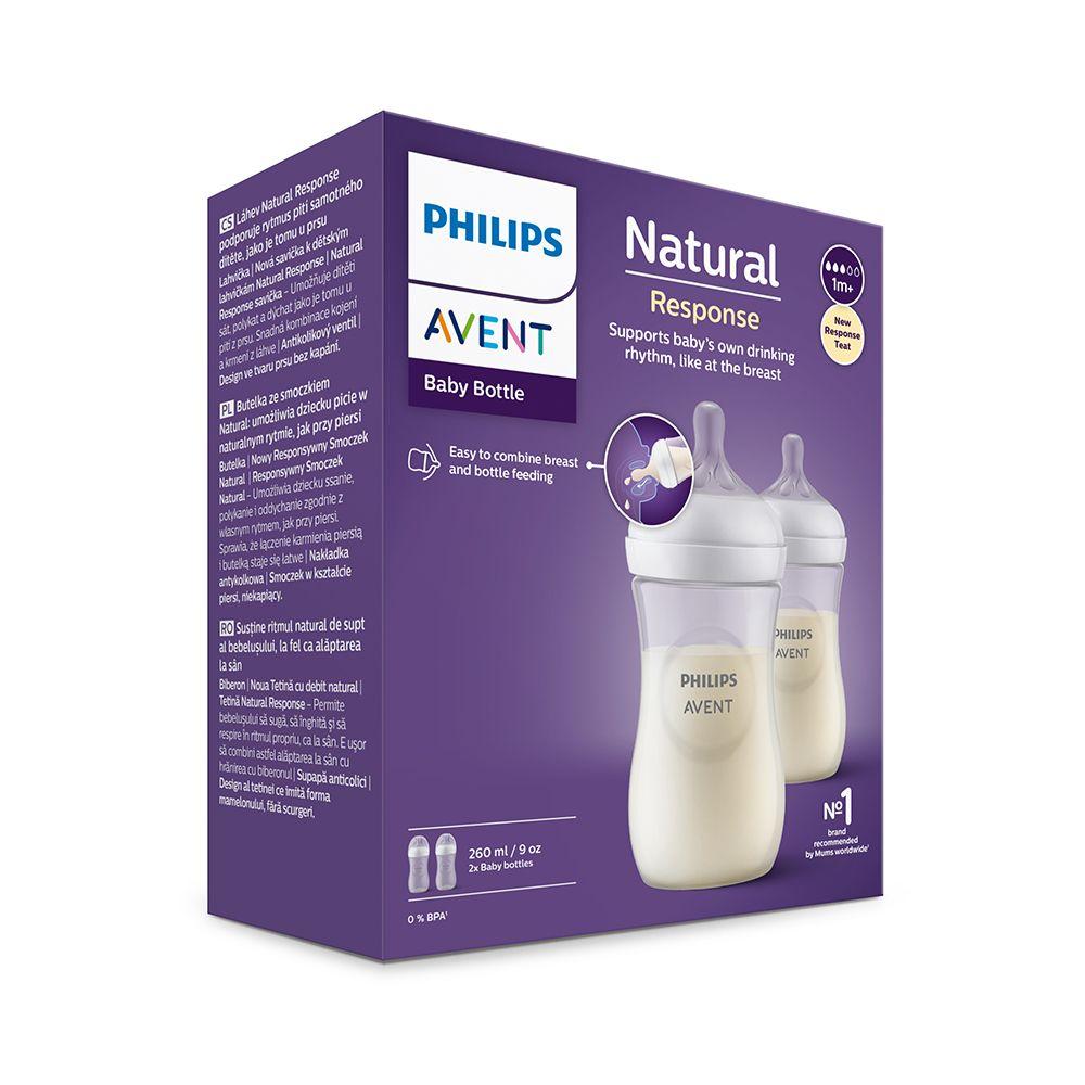 Set 2 Mamaderas Natural 3.0 260ml Philips Avent-5