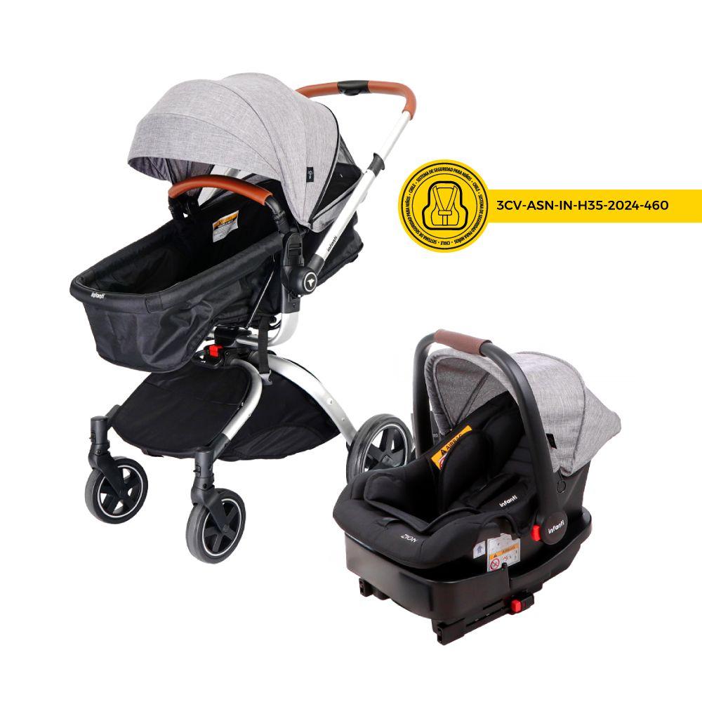 Coches Travel System Epic 360° 2G F80 Grey Infanti-1
