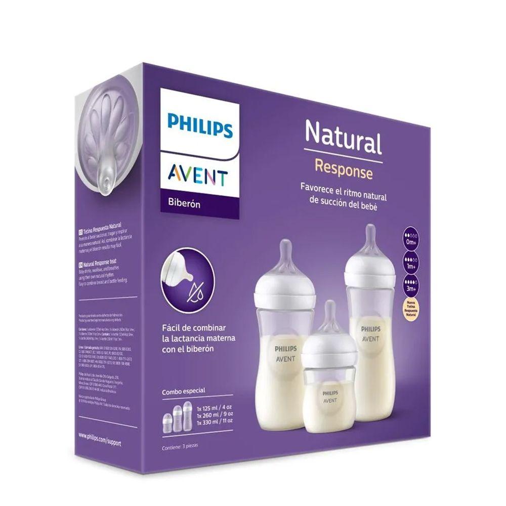 Set de 3 Mamaderas (125, 260, 330 ml) Philips Avent-5