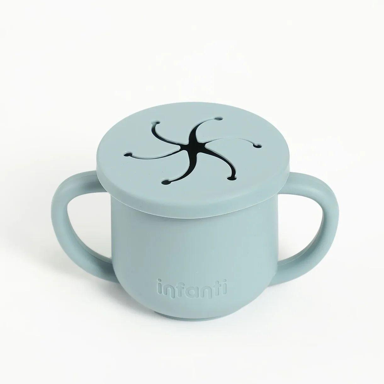 Set Alimentación De Silicona Azul Infanti-1