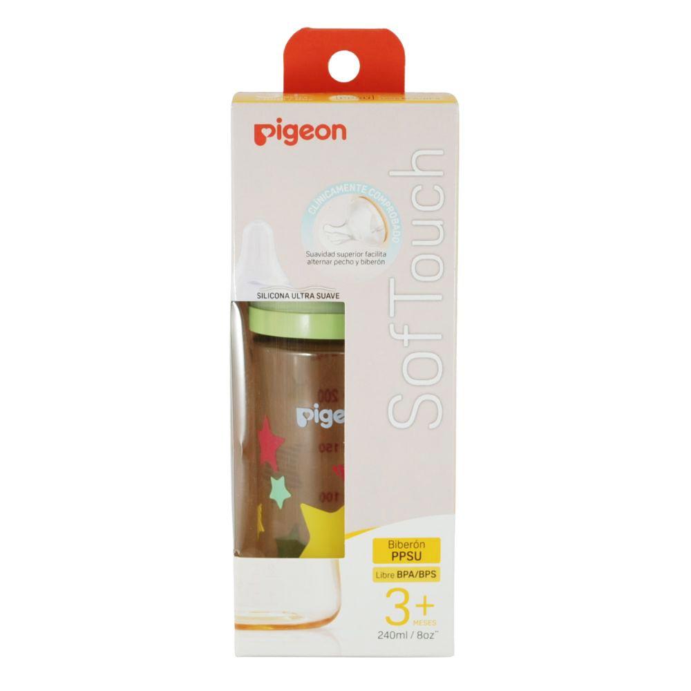 Mamadera Softouch PPSU 240ML Pigeon - Estrellas-2