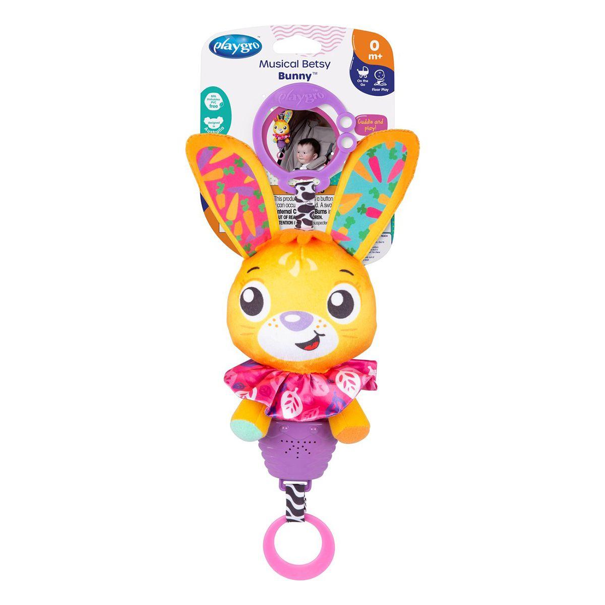 Sonajero Colgante Musical Conejo Betsy Playgro-2