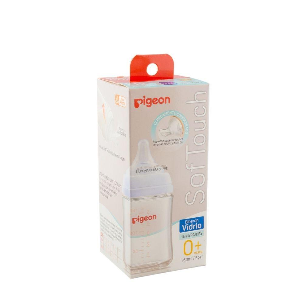 Mamadera Softouch Vidrio 160ml Pigeon-3