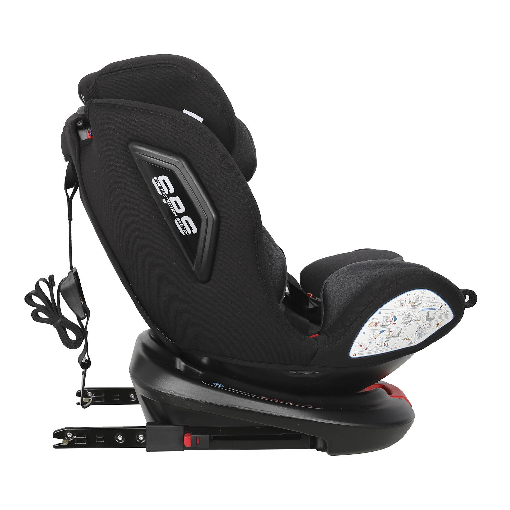 Silla De Auto Convertible One Isofix Dark Grey Infanti-5