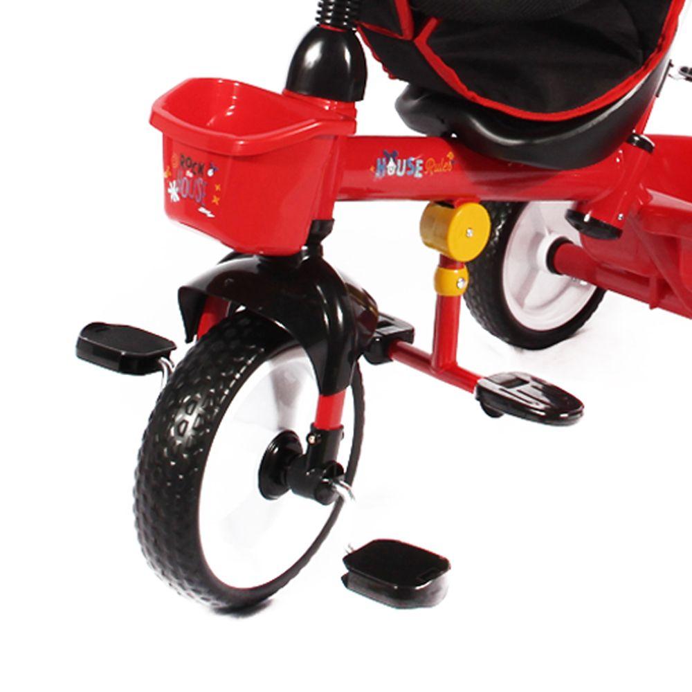Triciclo Musical Con Guia Y Techo Mickey-2