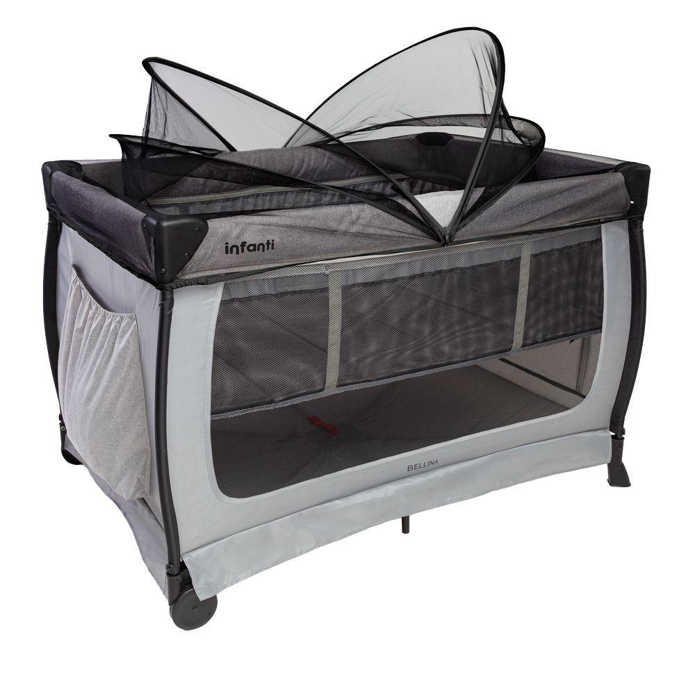 Cuna Playard Bellina Grey Night Infanti-1