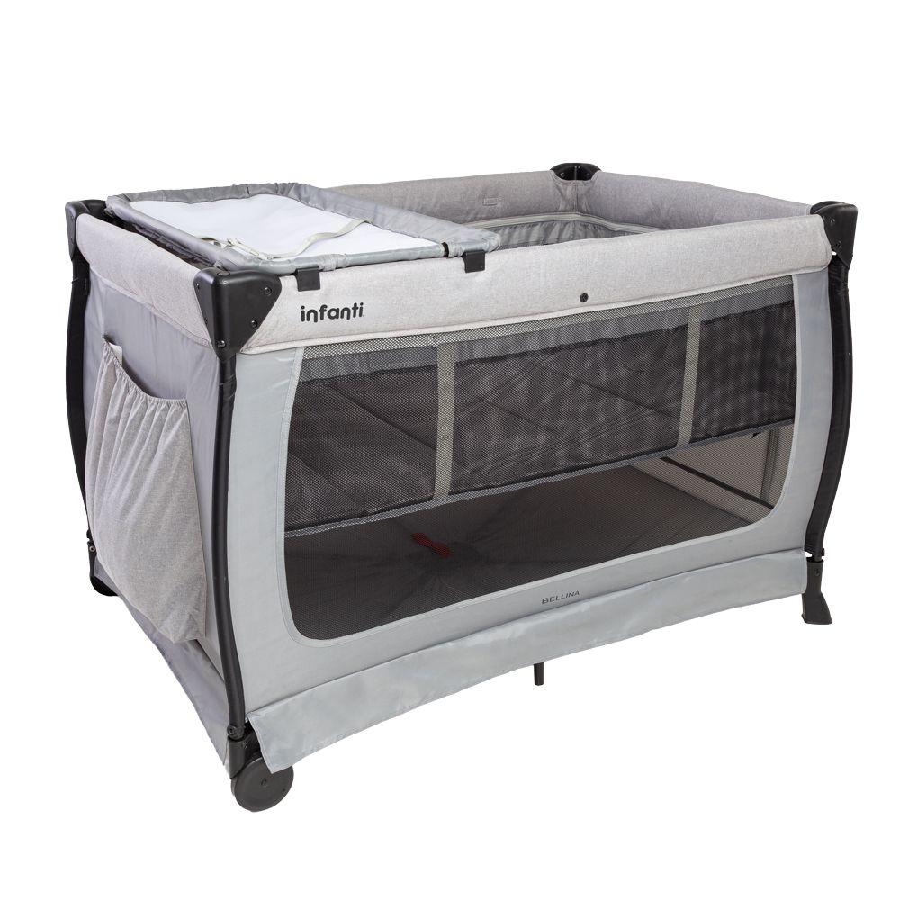 Cuna Playard Bellina Grey Night Infanti-2