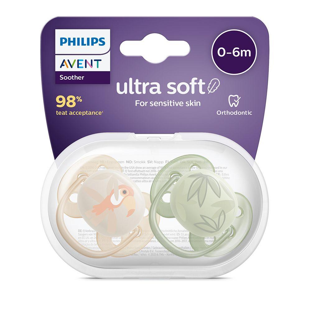 Chupete Ultra Soft 0-6 Niño Philips Avent-2