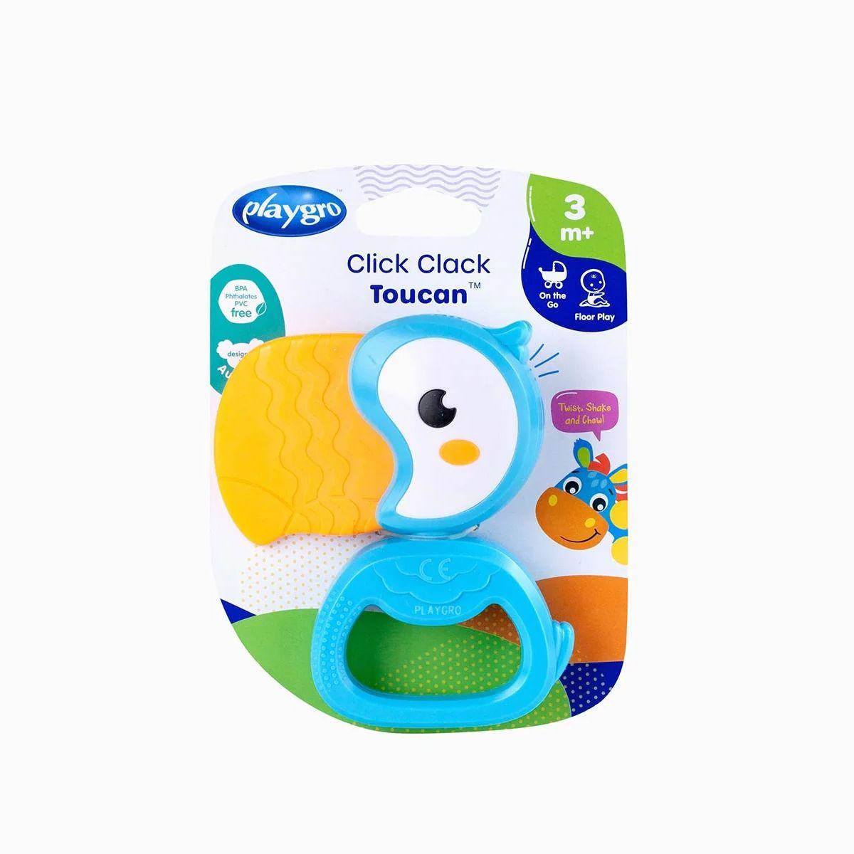 Mordedor Tucan Click Clack Playgro-1