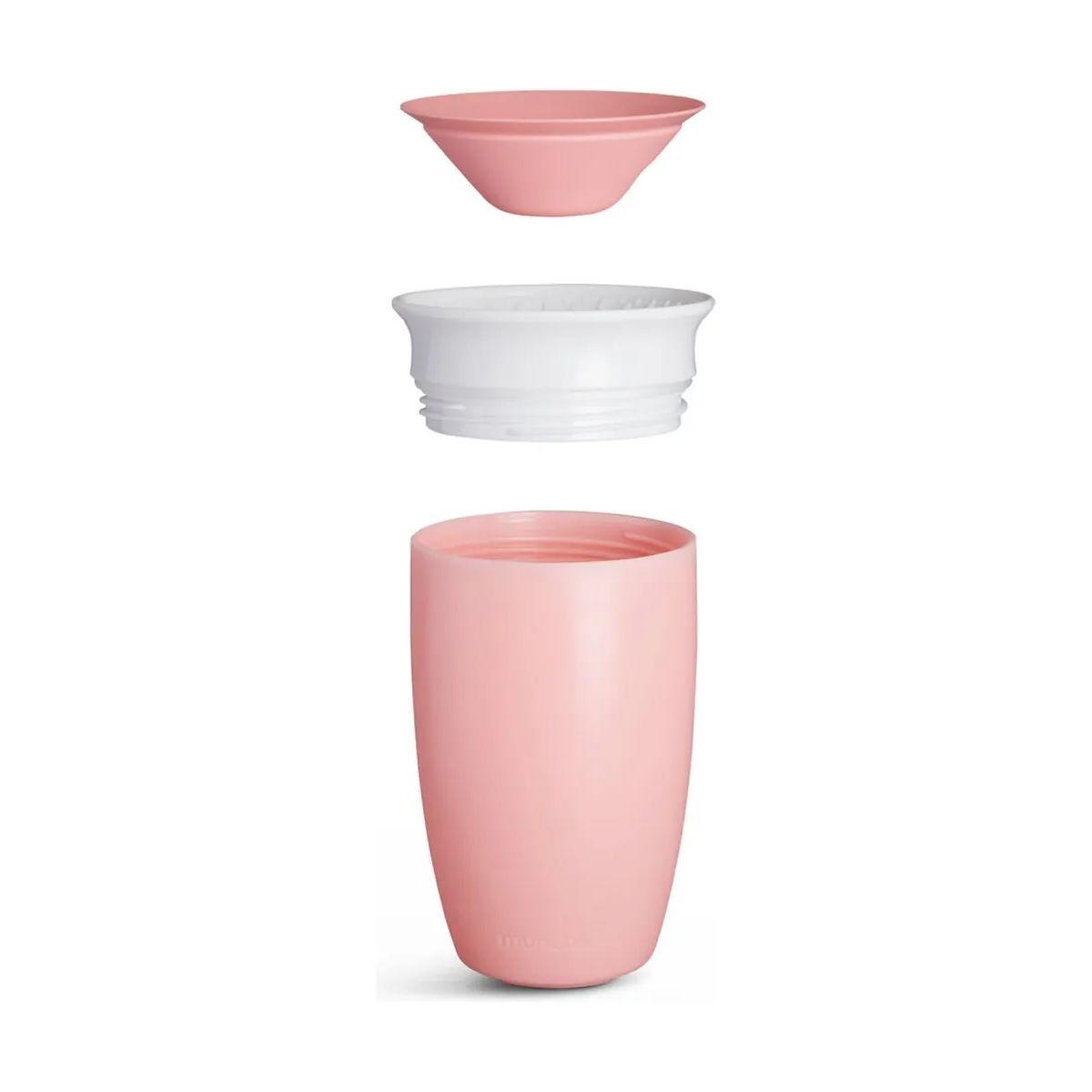 Vaso Antiderrame Miracle 360 Sippy 296ml - Rosado Munchkin-2