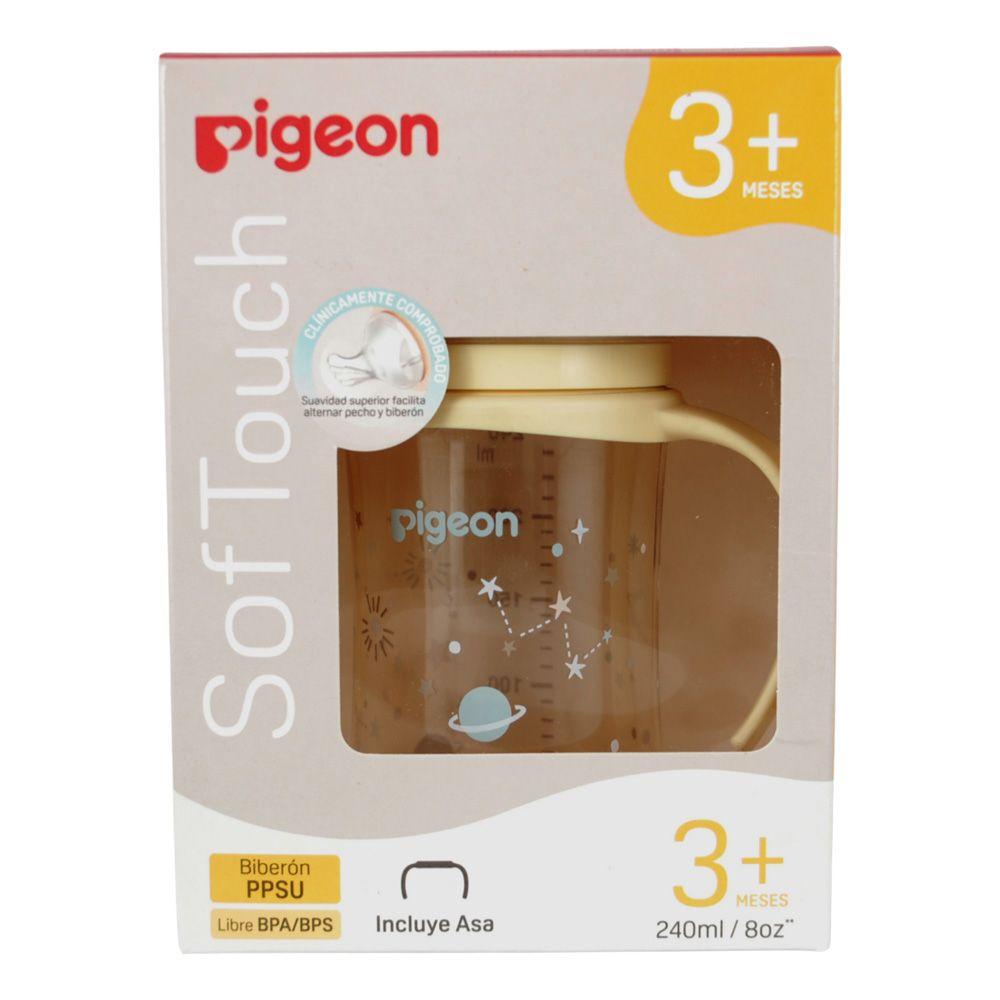 Mamadera Softouch PPSU con Asas 240ML Pigeon - Planetas-2