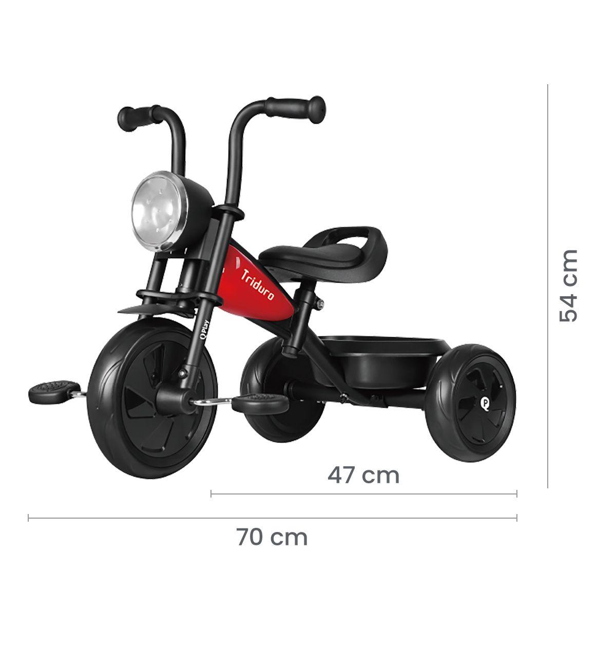 Triciclo Triduro Rojo Qplay-4