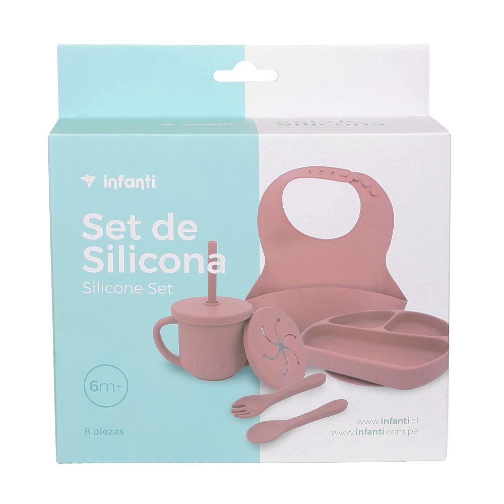 Set Alimentación De Silicona Terracota Infanti-5