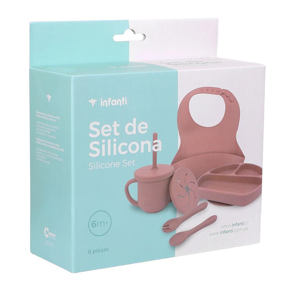 Set Alimentación De Silicona Terracota Infanti-6