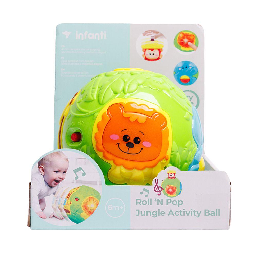 Pelota de Actividades de la Jungla Roll 'N Pop Infanti-4