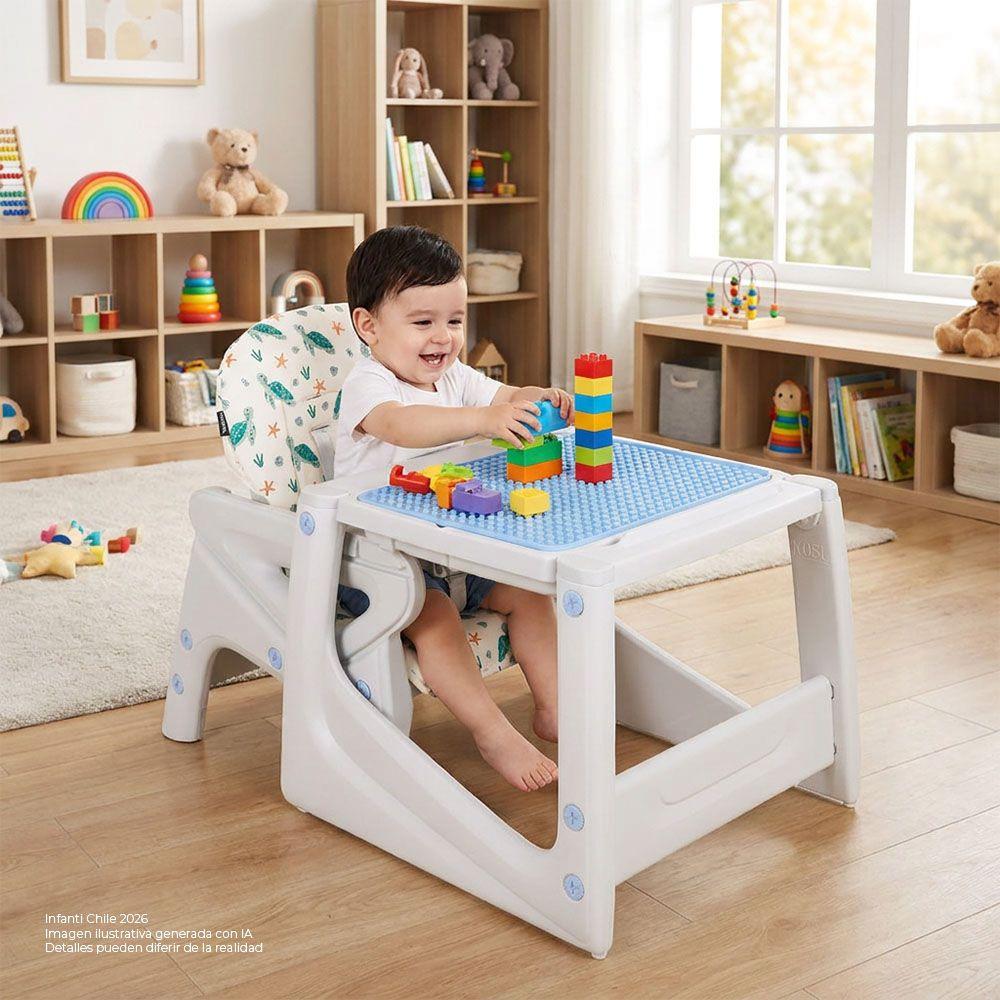 Silla Comer Alta Sit-Up Plus Azul Infanti-7