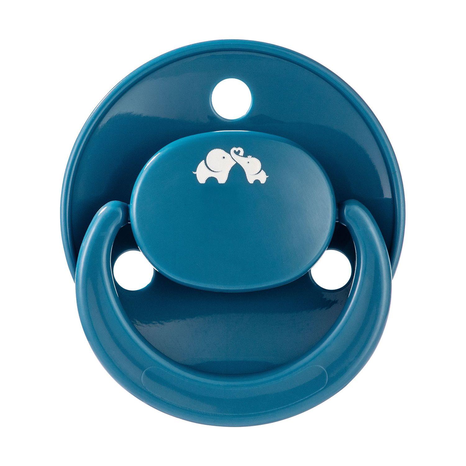 2 Chupetes Reversibles Silicona 6+ Azul/Arena Bebé Confort-2