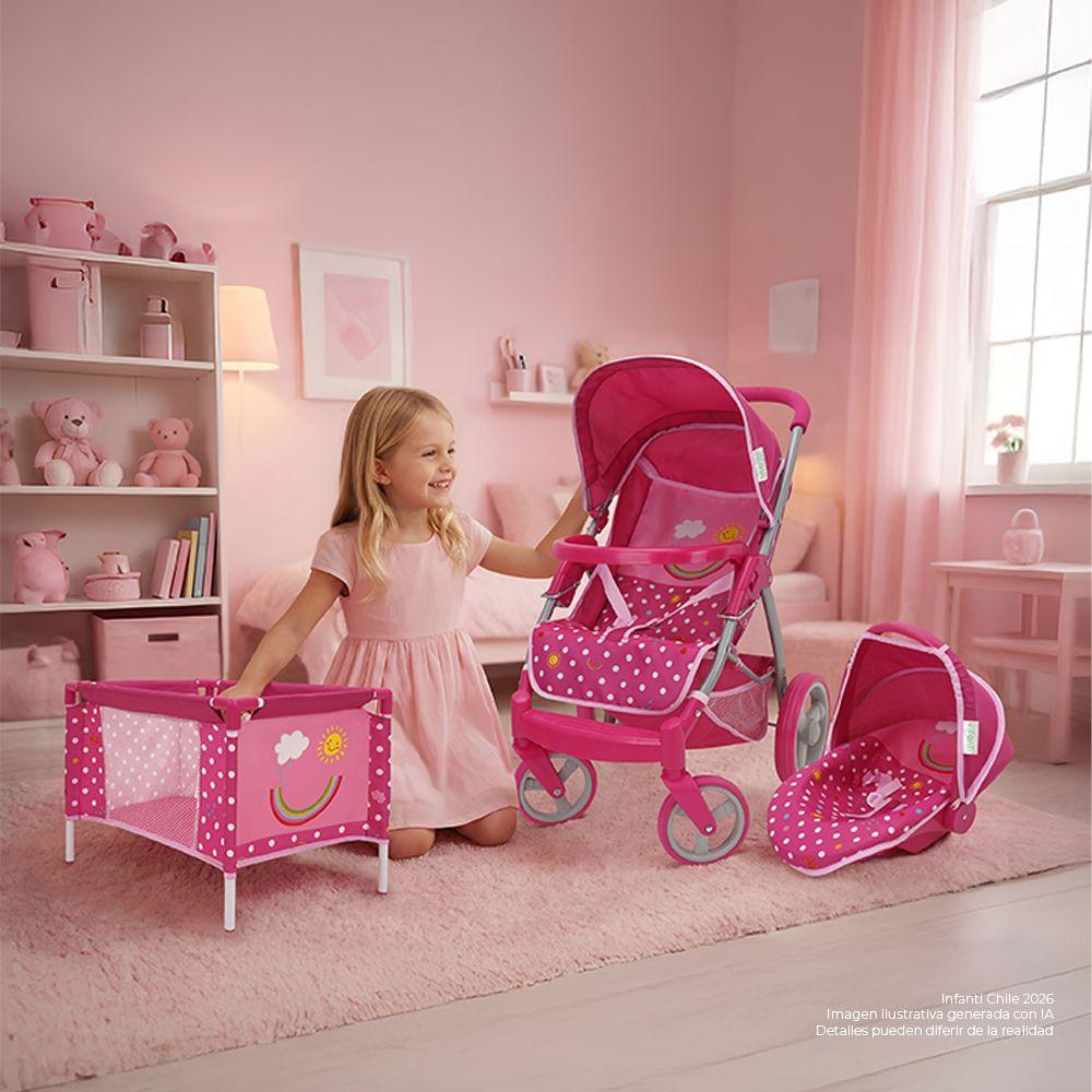 Set De Coche De Muñecas 3 En 1 Infanti-7