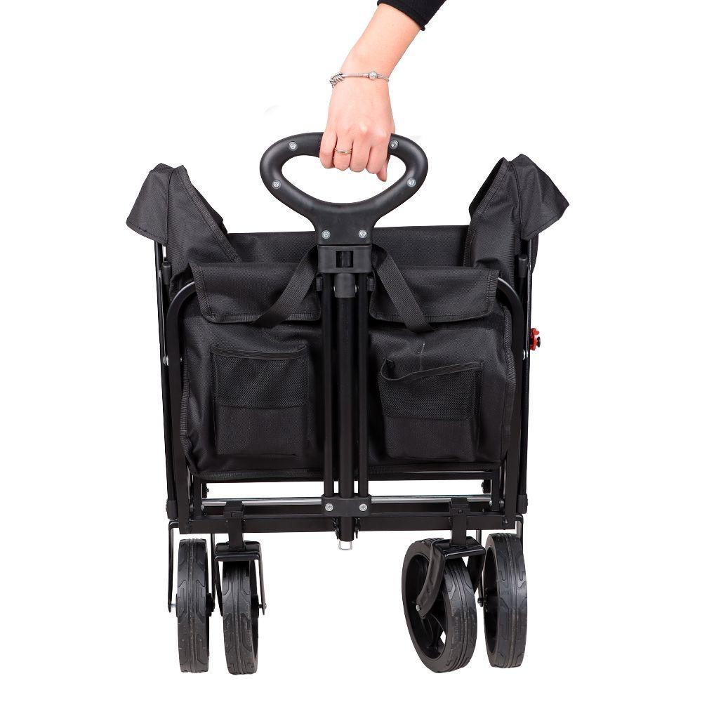 Carrito Plegable Organizador Negro Infanti-6