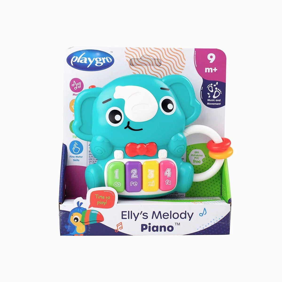 Sonajero Elefante Elly's Melodía Playgro-4