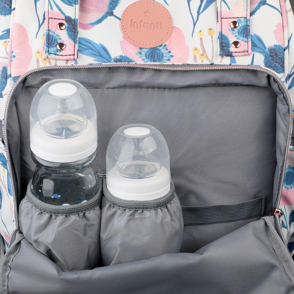 Mochila Pañalera Open Floral Infanti-5