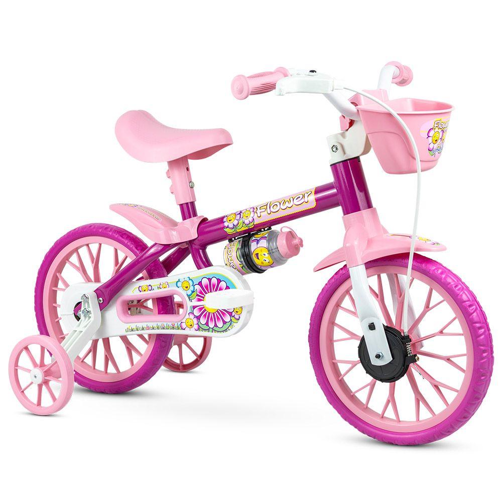 Bicicleta Aro 12" - Rosada Nathor-0