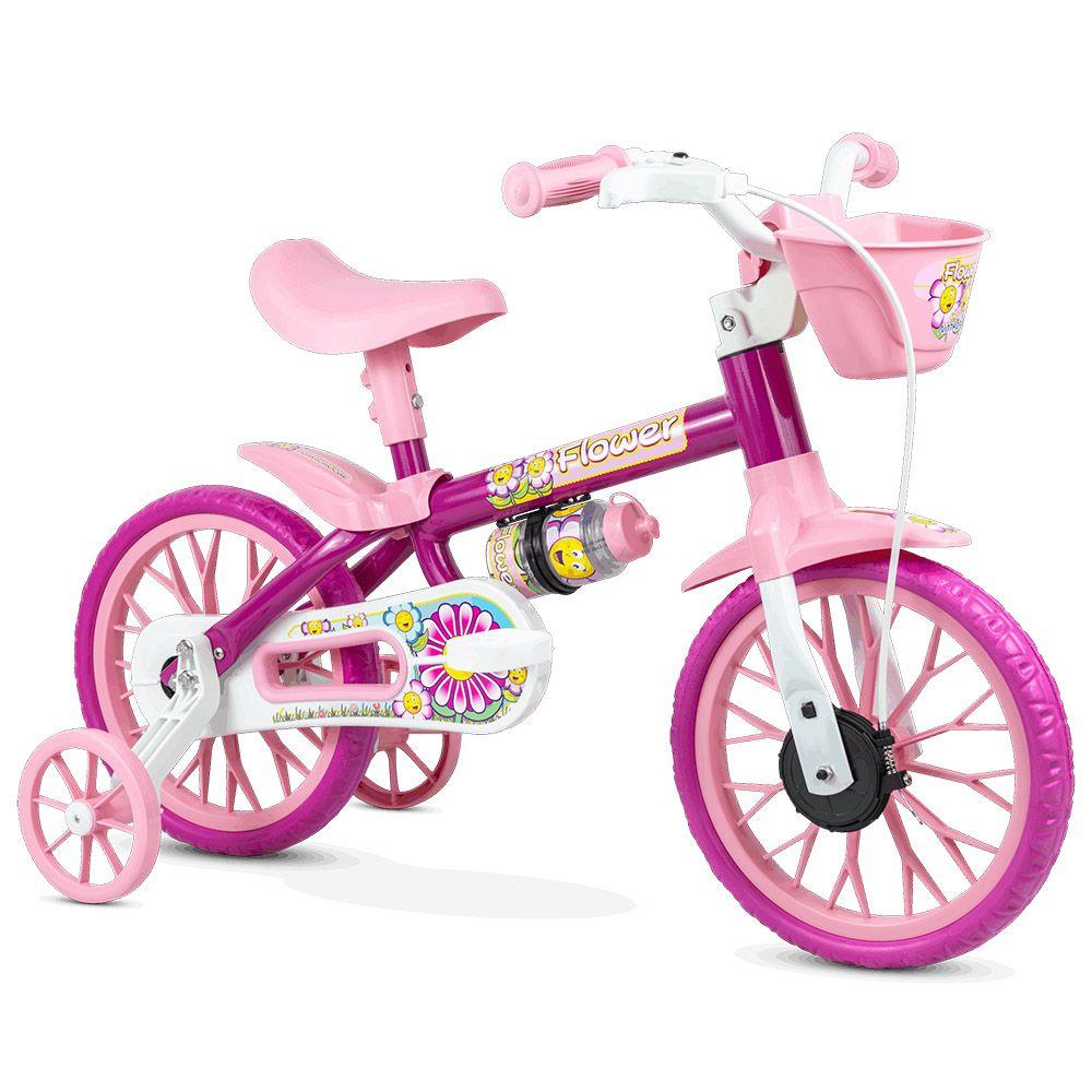 Bicicleta Aro 12" - Rosada Nathor-1