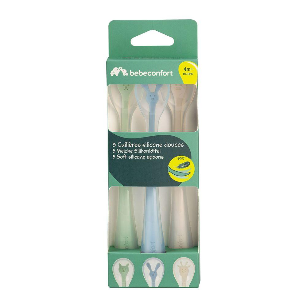 Pack 3 Cucharas De Silicona Bebe Confort-1