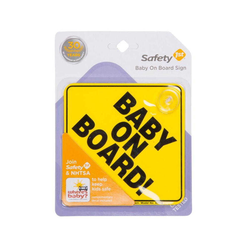 Letrero Baby On Board Safety 1st-1