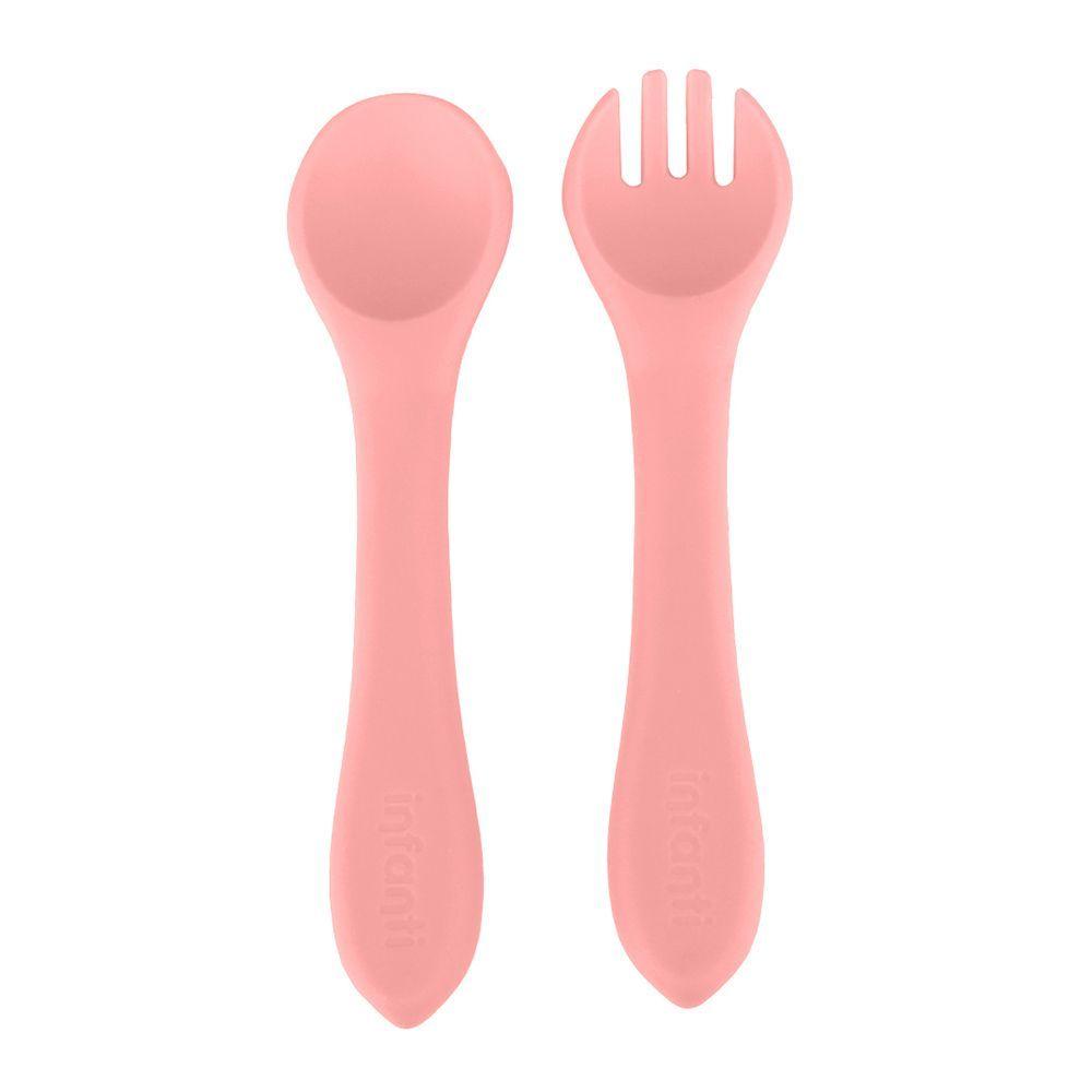 Set Cuchara Y Tenedor Rojo Infanti-0