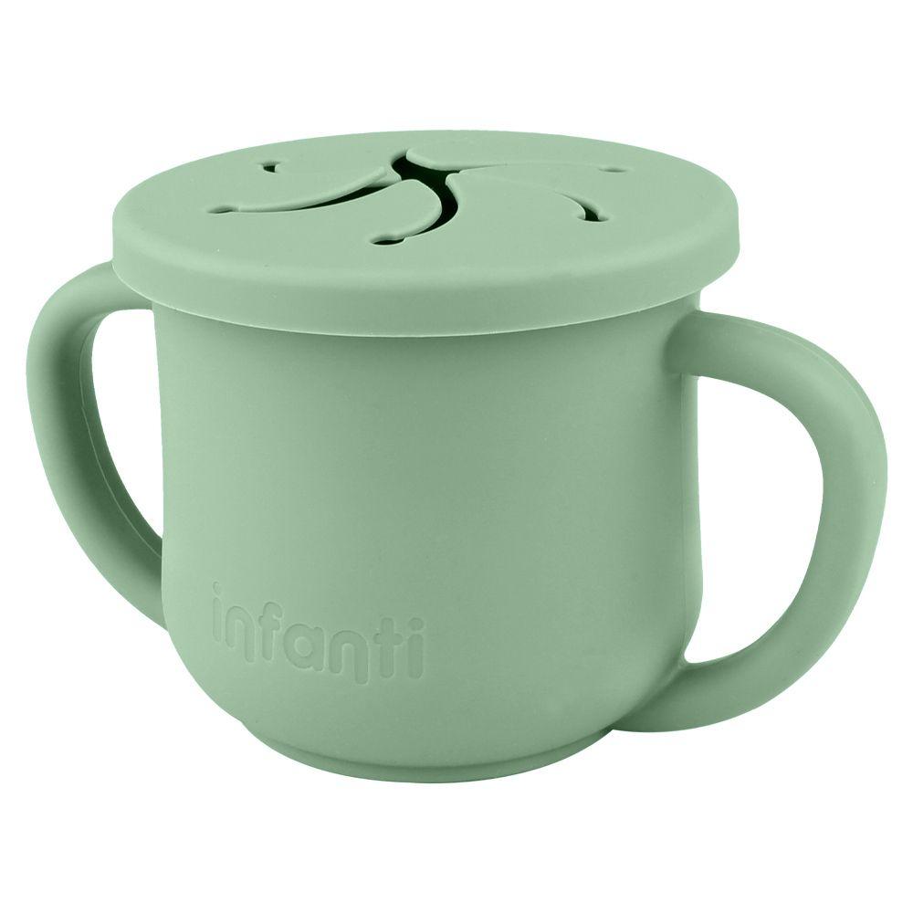 Vaso 2 En 1 Con Asas Verde Infanti-2