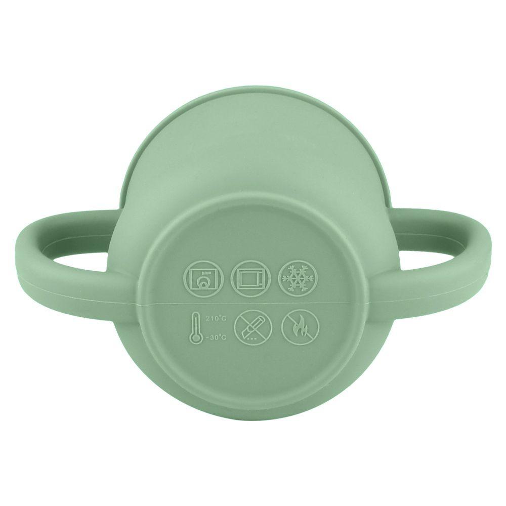 Vaso 2 En 1 Con Asas Verde Infanti-4