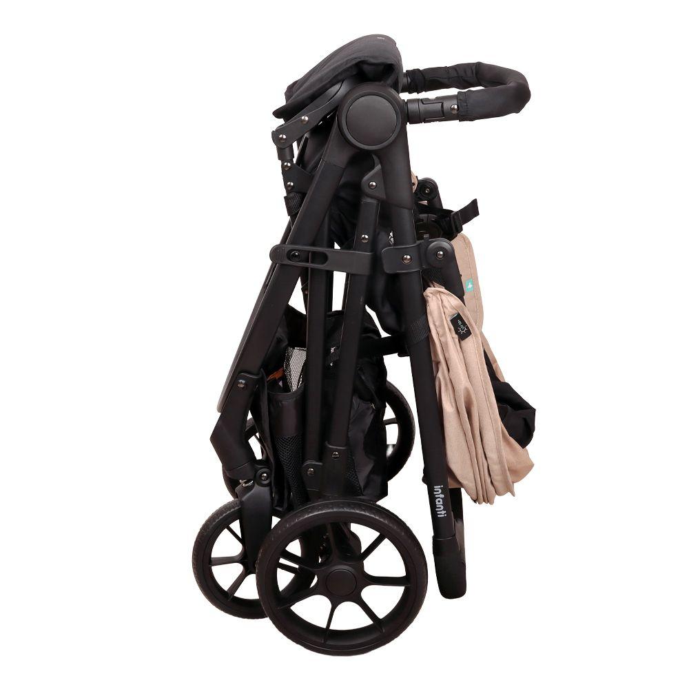 Coche Travel System Bari Beige Melange Infanti-8