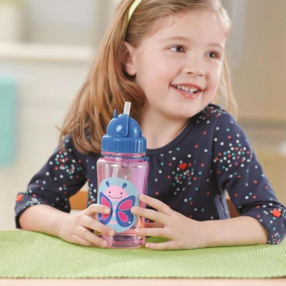 Botella con Bombilla Zoo Tritan Renew - Buttefly Skip Hop-2