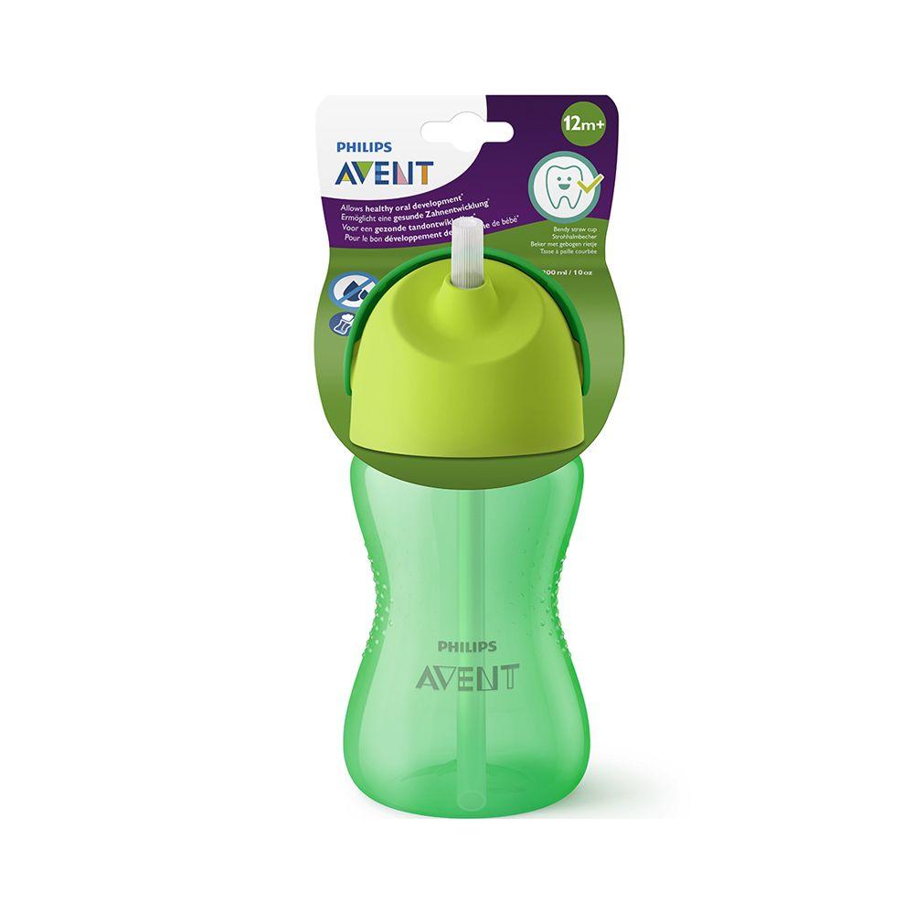 Vaso Con Bombilla Flexible De 300 Ml/7 Oz Dino Niño Avent-6