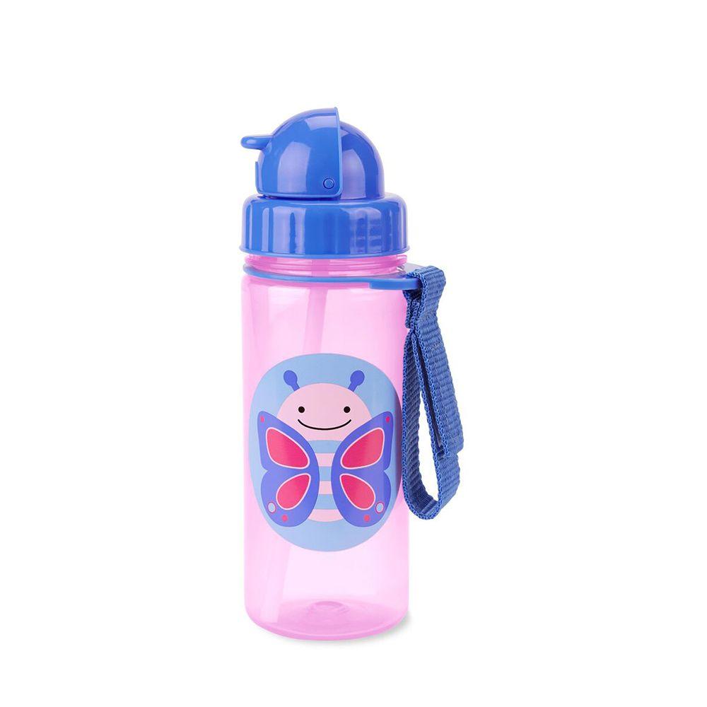 Straw Bottle Zoo - Butterfly Skip Hop-1