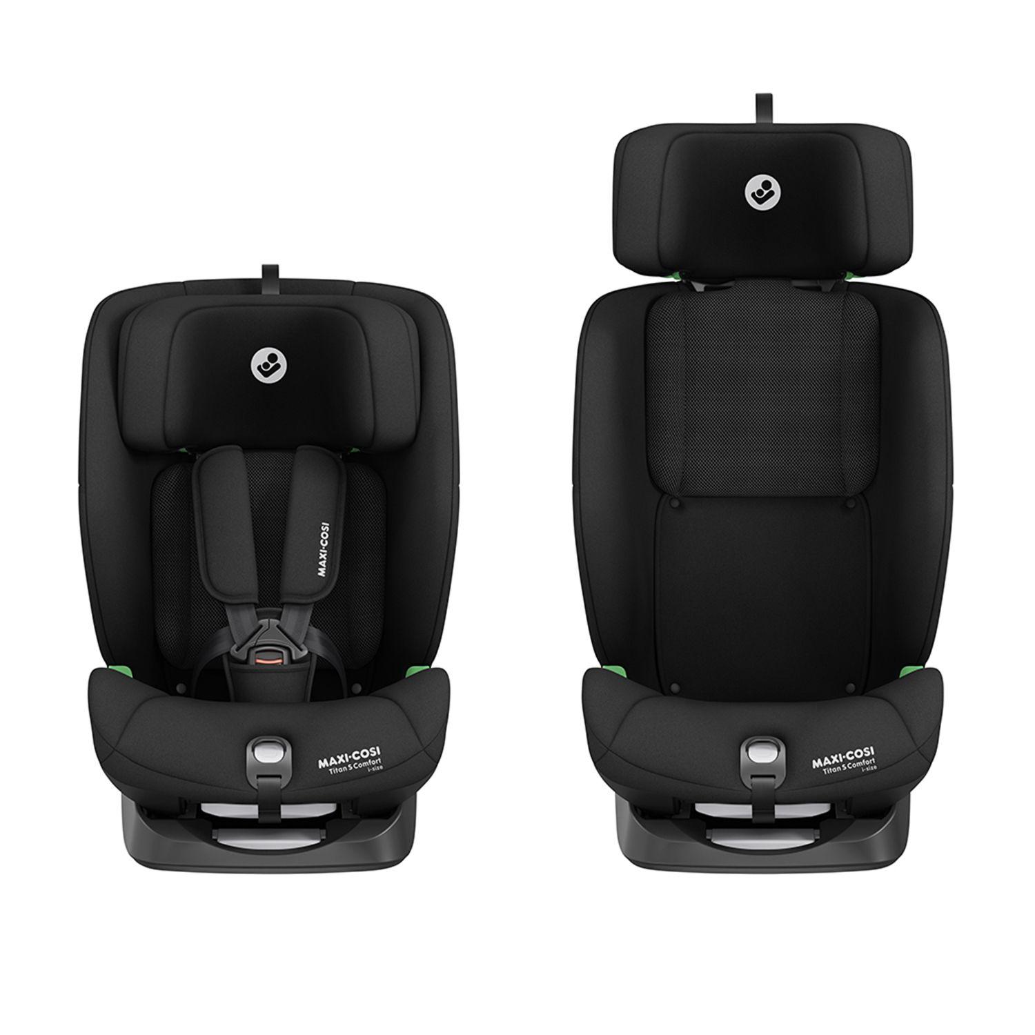 Silla Auto Combinadas Titan Pro I-Size Authentic Black-4