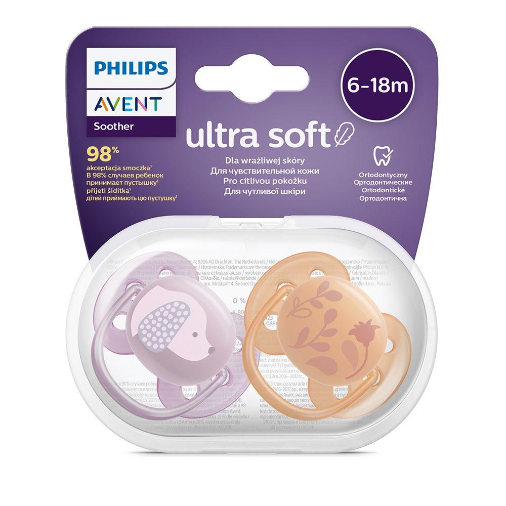 Chupete Ultra Soft 6-18 meses Niña Philips Avent-2