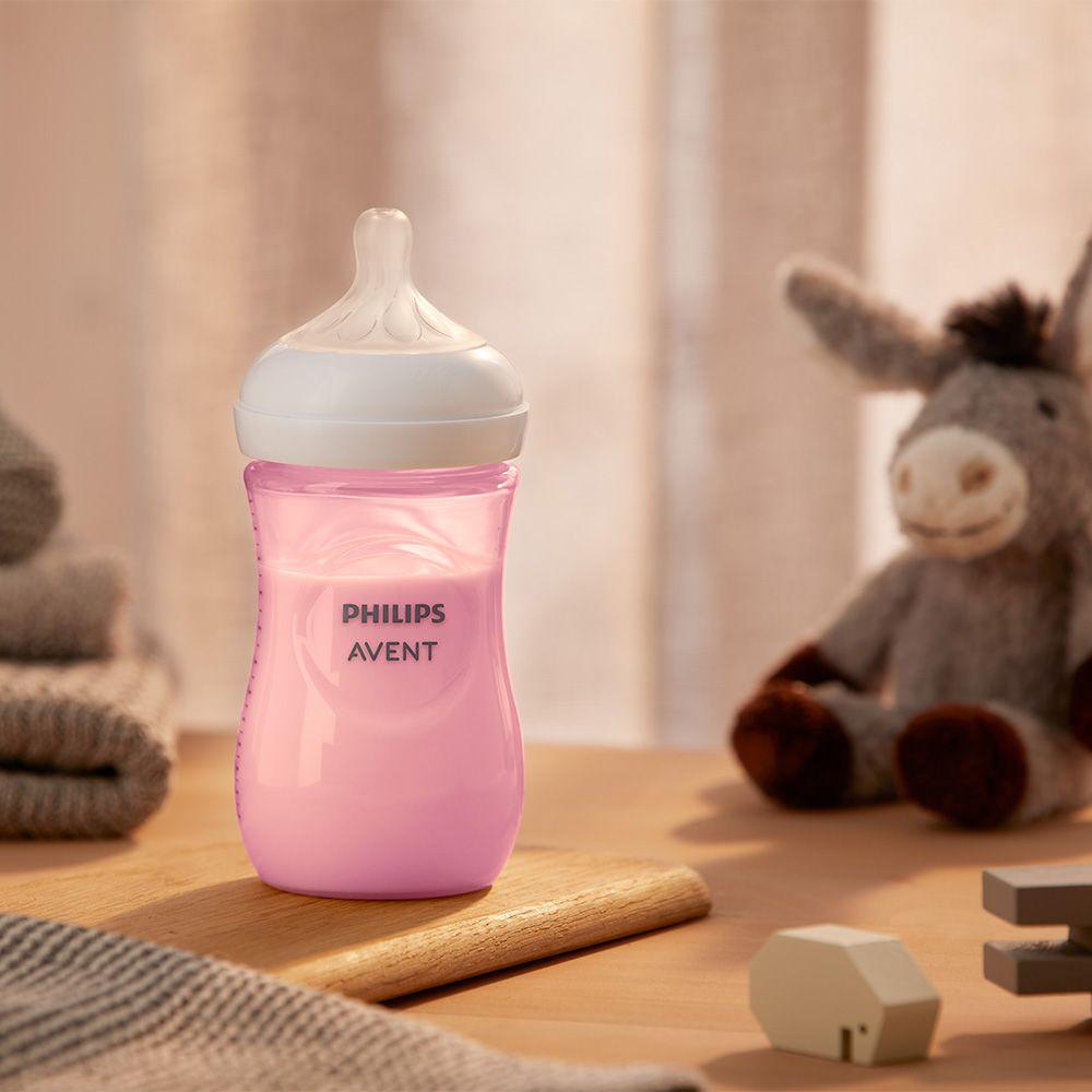 Mamadera Natural 3.0. 260ml PP Pink Philips Avent-3