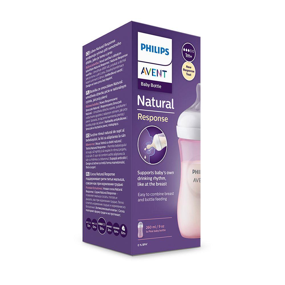 Mamadera Natural 3.0. 260ml PP Pink Philips Avent-6