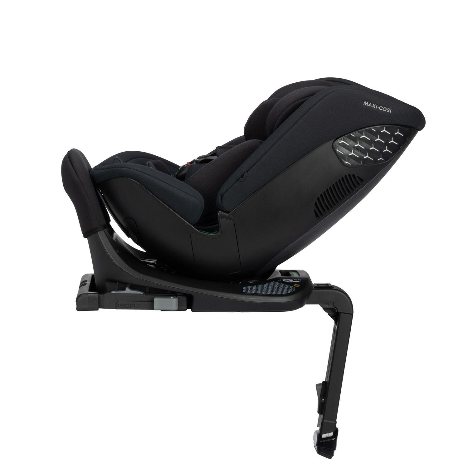 Silla Auto Convertible Spinel 360° Plus O12 Authentic Black-3