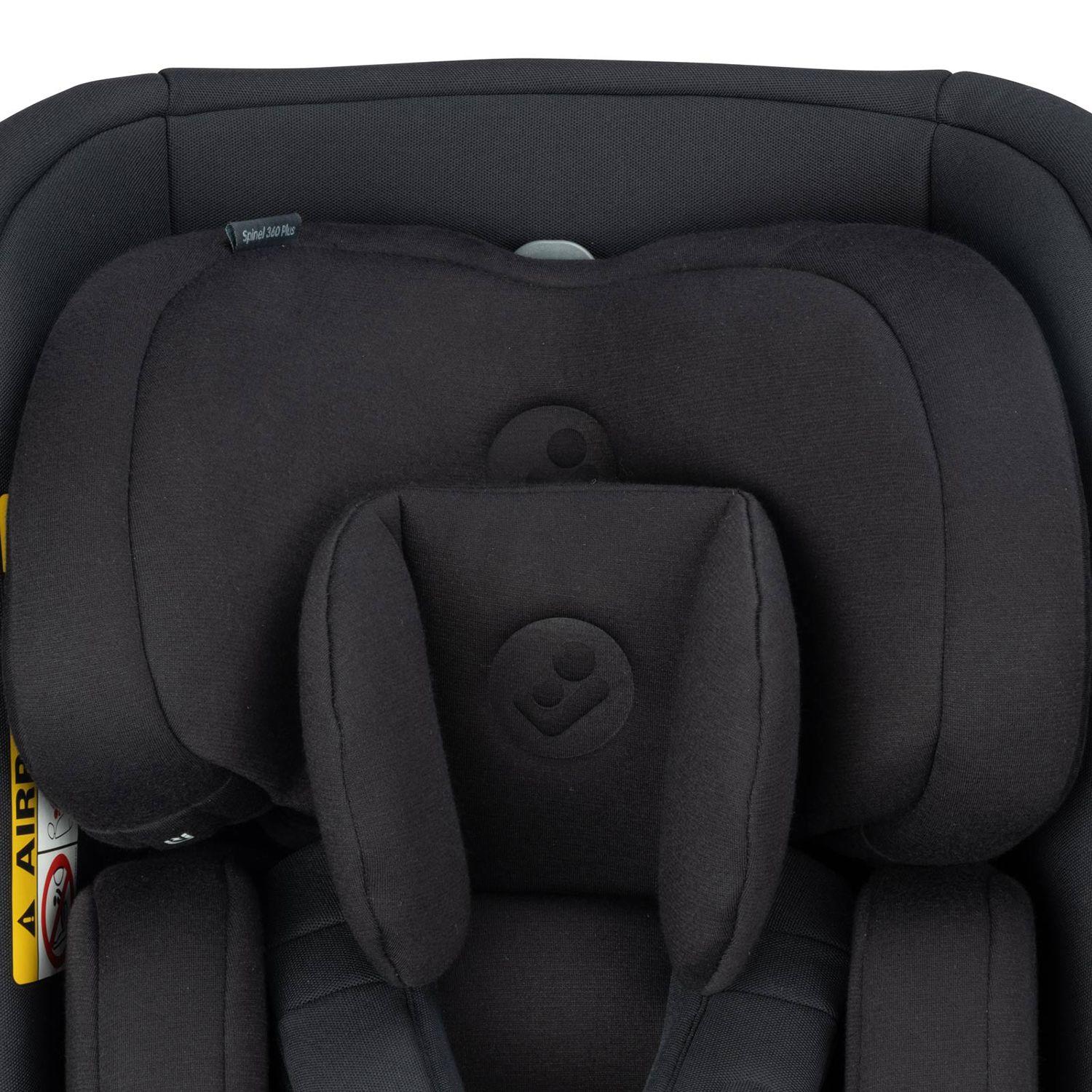 Silla Auto Convertible Spinel 360° Plus O12 Authentic Black-7